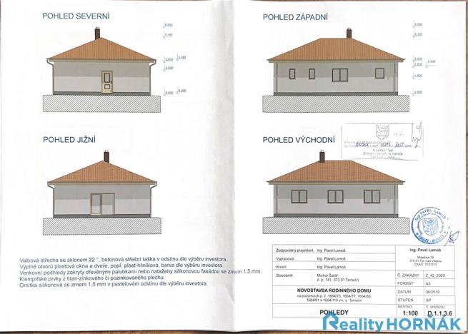 Prodej pozemku pro bydlení, Temelín, 1733 m2