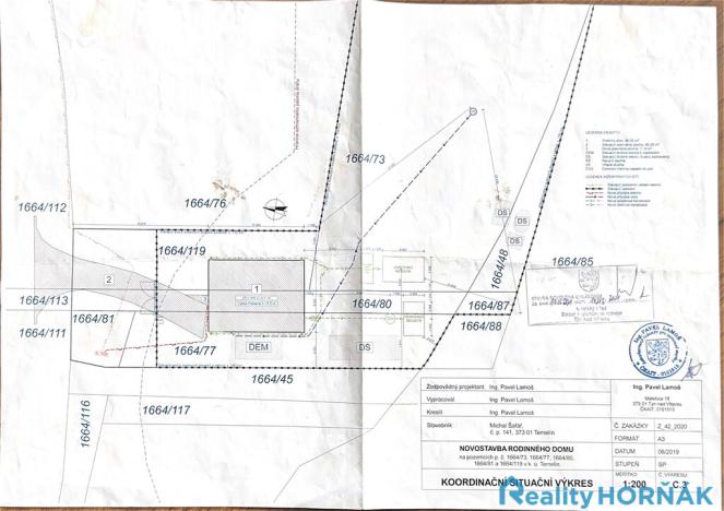 Prodej pozemku pro bydlení, Temelín, 1733 m2
