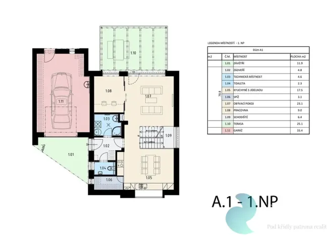 Prodej rodinného domu, České Budějovice, Ke Včelné, 207 m2