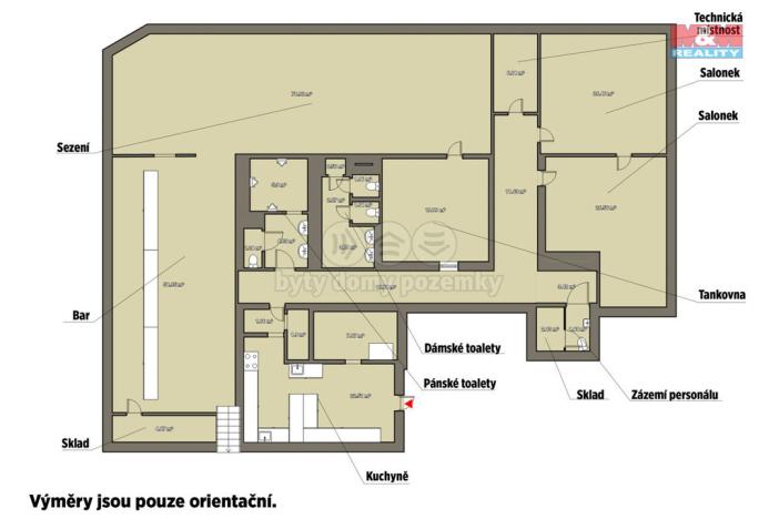 Pronájem restaurace, Plzeň - Vnitřní Město, Rooseveltova, 370 m2