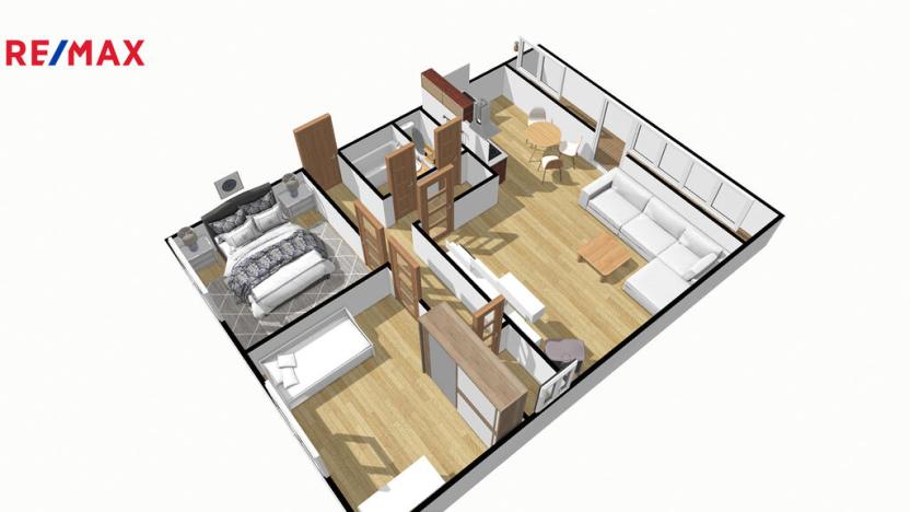 Prodej bytu 3+1, Nový Hrádek, Sokolská, 81 m2