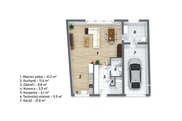 Prodej bytu 5+kk, Jenštejn - Dehtáry, 200 m2