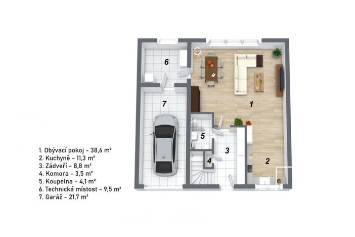 Prodej bytu 5+kk, Jenštejn - Dehtáry, 200 m2
