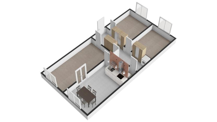 Pronájem bytu 3+1, Praha - Nusle, Pujmanové, 70 m2