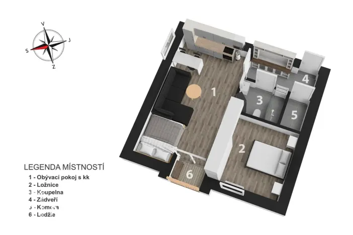 Prodej bytu 2+kk, Harrachov, 48 m2