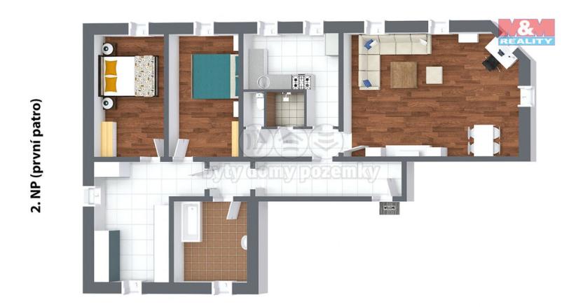 Prodej bytu 4+1, Aš, Jateční, 153 m2