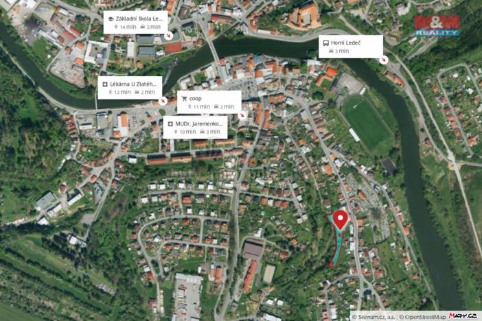 Prodej zahrady, Ledeč nad Sázavou, Na potoce, 2040 m2