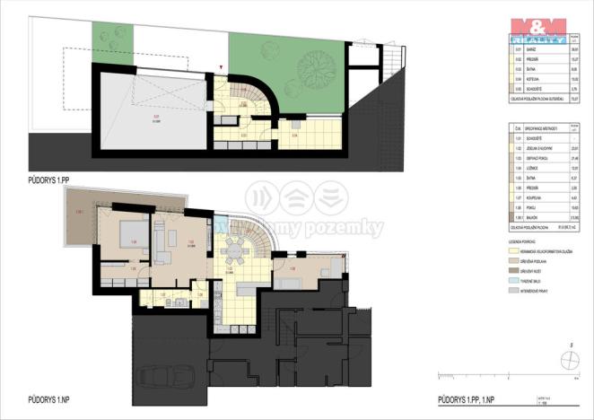 Pronájem bytu 3+1, Praha, Trojská, 114 m2