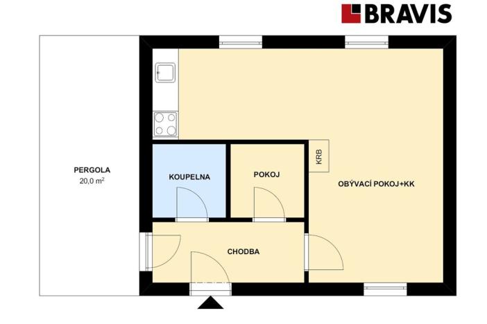 Prodej chaty, Brno, Turistická, 54 m2