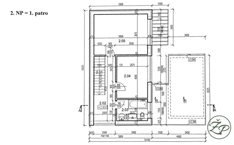 Pronájem rodinného domu, Chýně, Střední, 131 m2