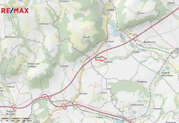 Prodej komerčního pozemku, Vražné, 13407 m2