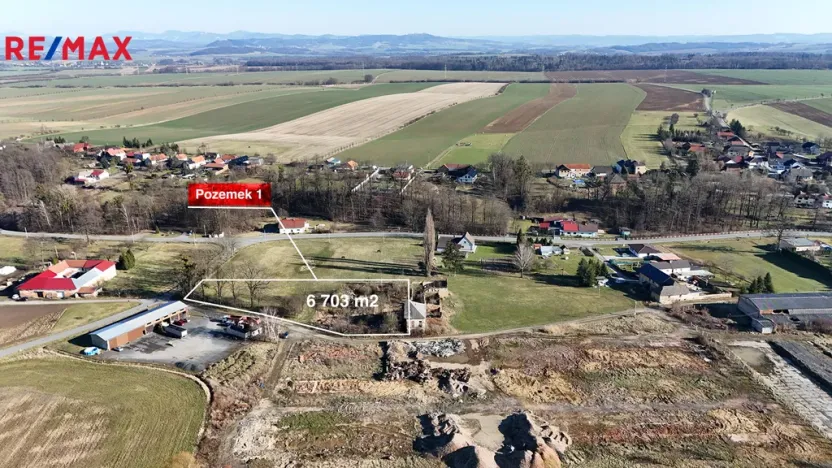 Prodej komerčního pozemku, Vražné, 6703 m2