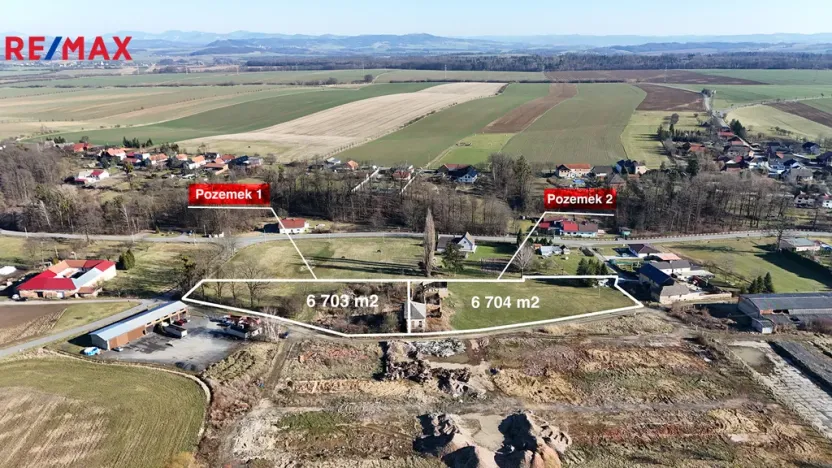 Prodej komerčního pozemku, Vražné, 6704 m2