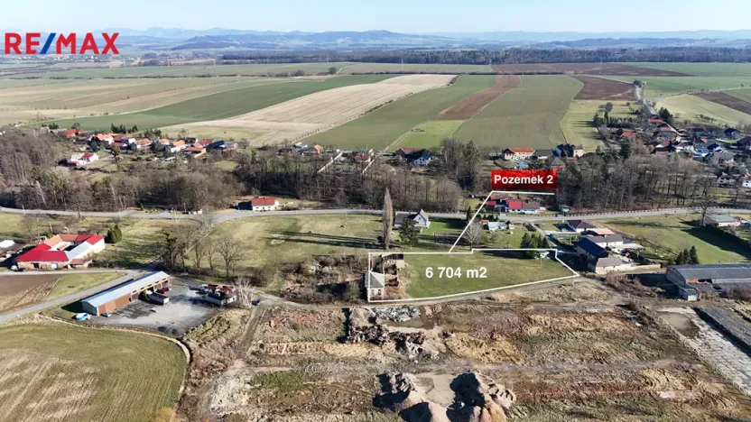 Prodej komerčního pozemku, Vražné, 6704 m2