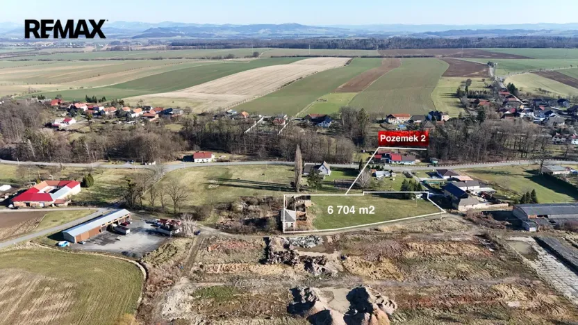Prodej komerčního pozemku, Vražné, 6704 m2