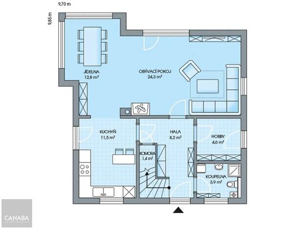 Prodej rodinného domu, Choťánky, 139 m2