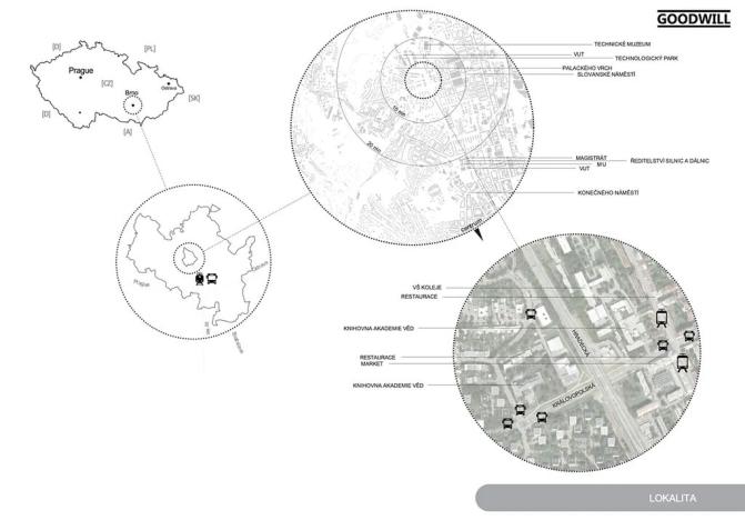 Pronájem bytu 1+kk, Brno, Královopolská, 37 m2