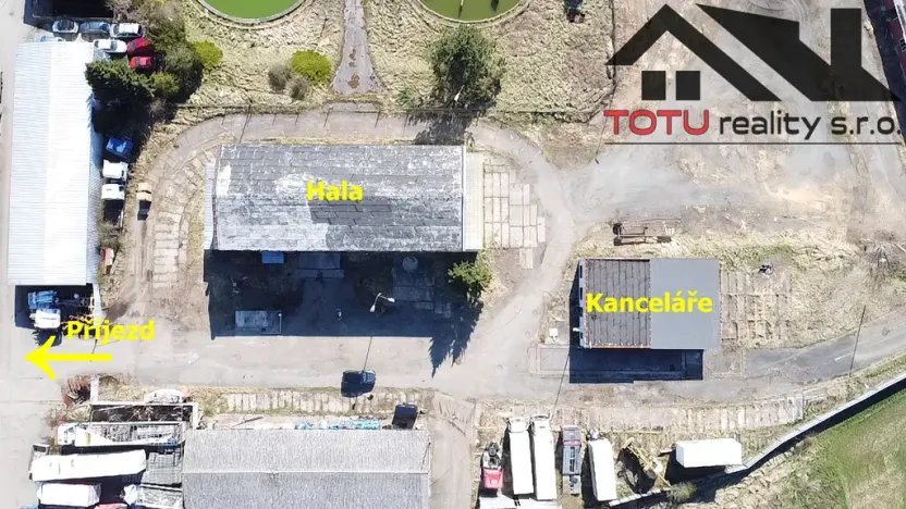 Pronájem výrobních prostor, Černožice, K čáslavkám, 3000 m2