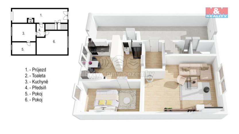 Prodej rodinného domu, Mýto, Dlouhá třída, 83 m2