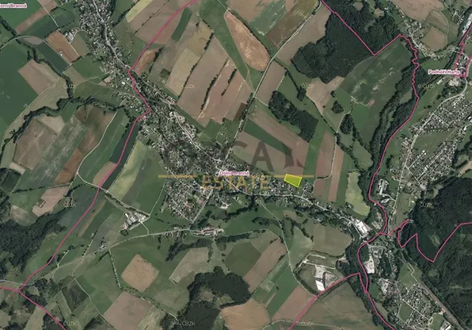 Prodej louky, Dolní Branná, 9362 m2