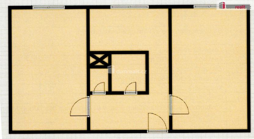 Pronájem bytu 2+1, Zlín, M. Knesla, 54 m2