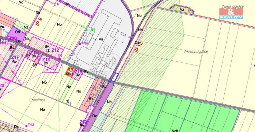 Prodej zahrady, Senice na Hané, 1025 m2