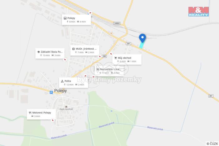 Prodej pozemku pro bydlení, Polepy, 1845 m2