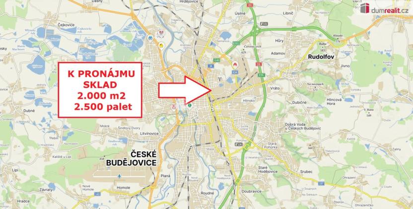 Pronájem skladu, České Budějovice - České Budějovice 4, Pekárenská, 2000 m2