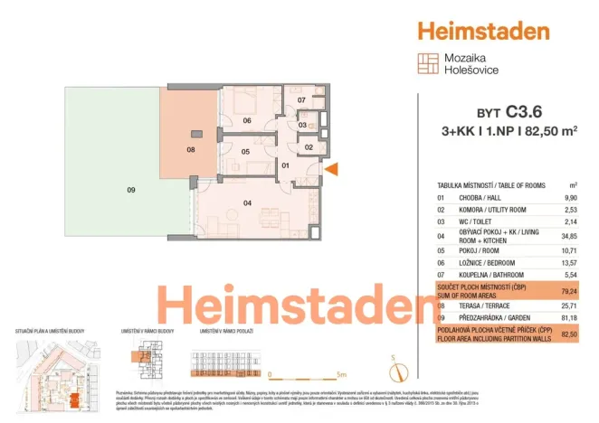 Pronájem bytu 3+kk, Praha - Holešovice, Vrbenského, 92 m2