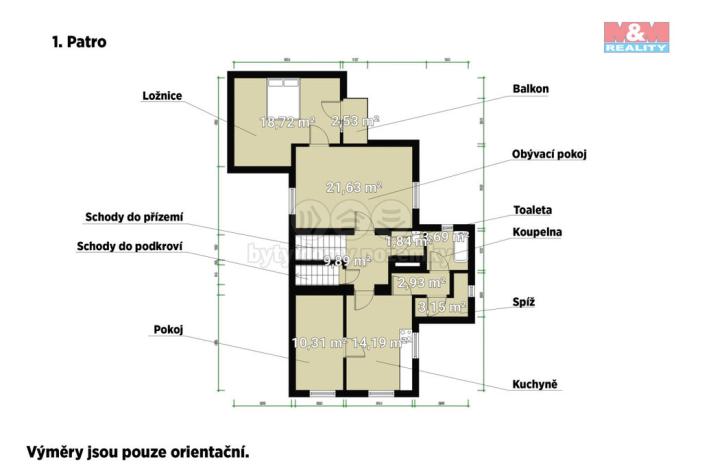 Prodej rodinného domu, Kozojedy - Lednice, 128 m2