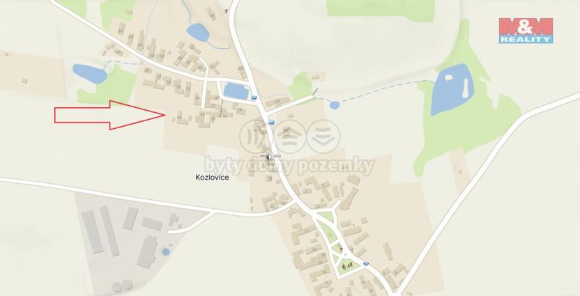 Prodej pole, Kozlovice, 1818 m2