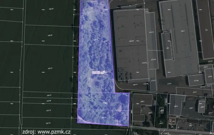 Prodej komerčního pozemku, Brno, Vídeňská, 12065 m2