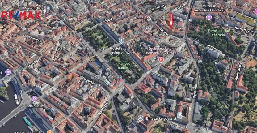 Pronájem obchodního prostoru, Praha - Nové Město, Lípová, 145 m2