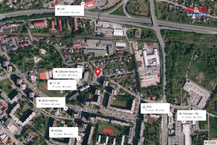 Prodej obchodního prostoru, Frýdek-Místek - Frýdek, Dobrovského, 1150 m2