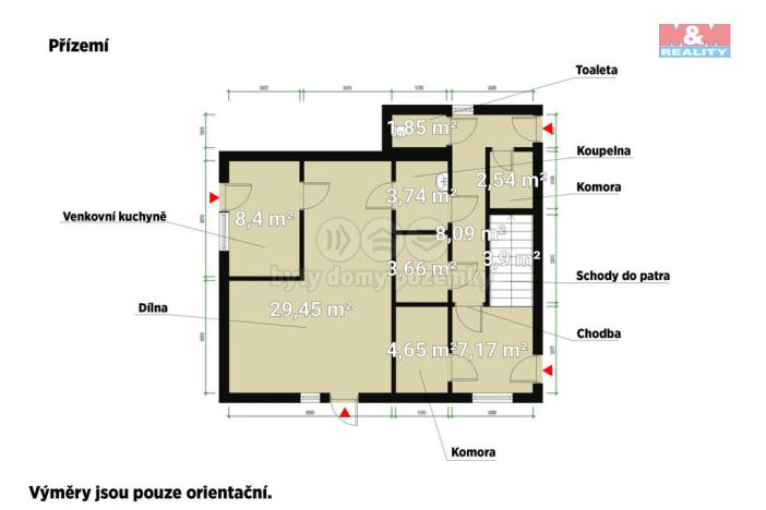 Prodej rodinného domu, Újezd u Svatého Kříže, 350 m2