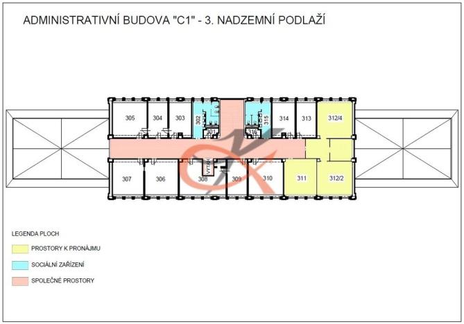 Pronájem kanceláře, Rožnov pod Radhoštěm, 1. máje, 124 m2