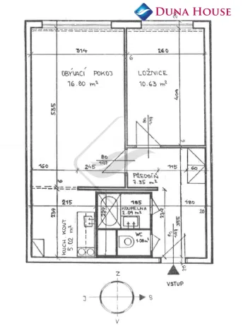 Prodej bytu 2+kk, Praha - Stodůlky, Brdičkova, 45 m2