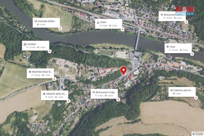 Prodej rodinného domu, Nižbor, Křivoklátská, 980 m2