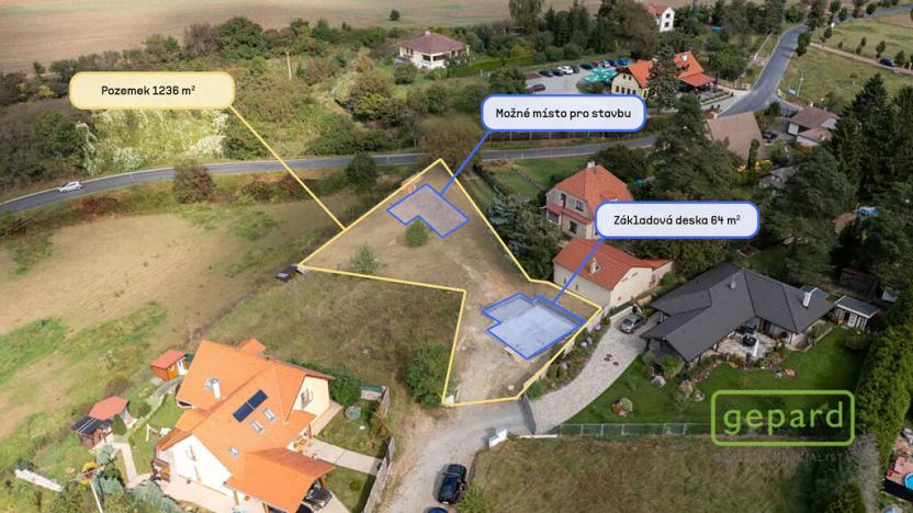 Prodej komerčního pozemku, Hlásná Třebaň - Rovina, Formanská, 1236 m2