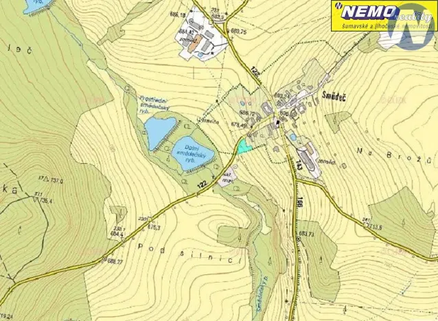 Prodej pozemku pro bydlení, Ktiš, 1610 m2