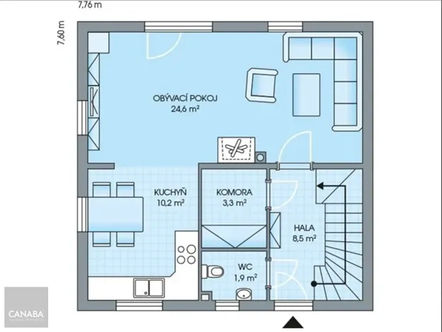 Prodej rodinného domu, Písková Lhota, 97 m2