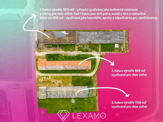 Prodej zemědělského objektu, Krhovice, 4280 m2