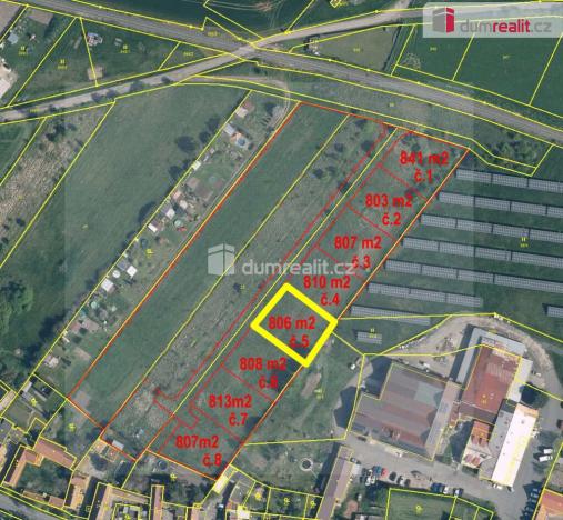 Prodej pozemku pro bydlení, Velký Borek, 806 m2