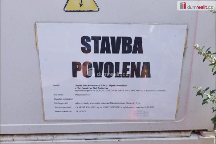 Prodej pozemku pro bydlení, Semněvice - Pocinovice, 1255 m2