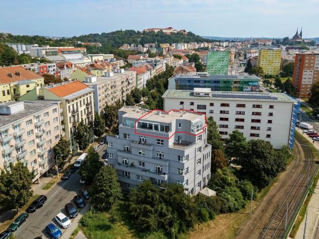Prodej atypického bytu, Brno - Staré Brno, Výstavní, 90 m2