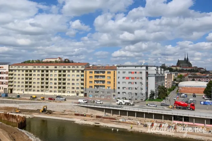 Pronájem bytu 2+1, Brno - Štýřice, Bakalovo nábřeží, 55 m2