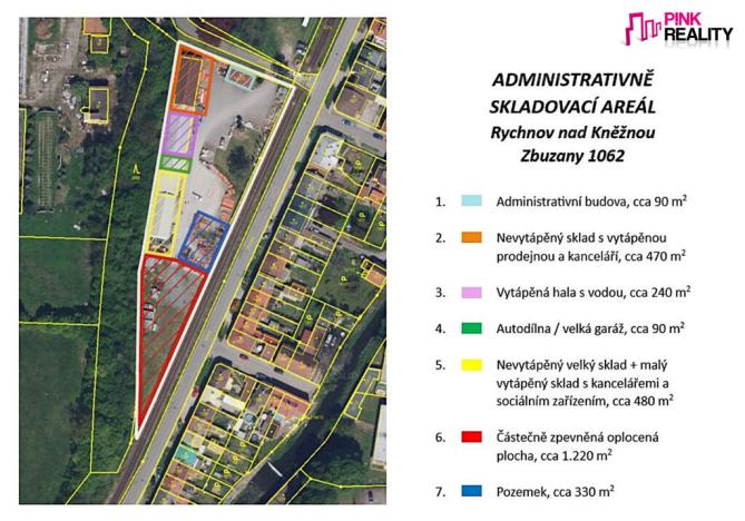 Pronájem výrobních prostor, Rychnov nad Kněžnou, Zbuzany, 928 m2