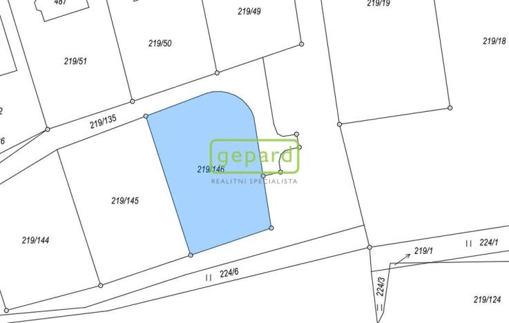 Prodej pozemku pro bydlení, Český Krumlov, 842 m2