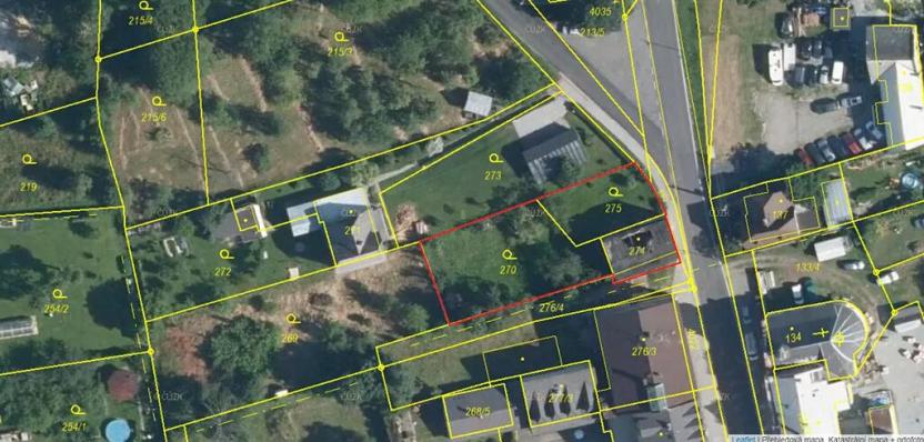 Prodej pozemku pro bydlení, Zlaté Hory, Polská, 880 m2