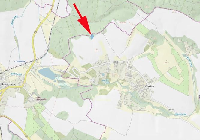 Prodej louky, Veselice, 1683 m2